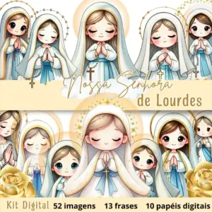Arte Religiosa Nossa Senhora de Lourdes PNG Premium 15 Arte Religiosa Nossa Senhora de Lourdes PNG Premium