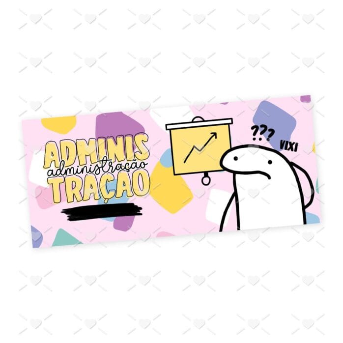 Arte Sublimação Caneca Administração Flork Profissões Jpg