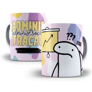 Arte Sublimação Caneca Administração Flork Profissões Jpg