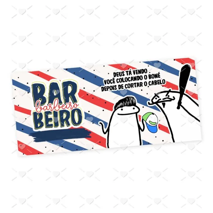 Arte Sublimacao Caneca Barbeiro Profissoes Flork Arquivo Jpg