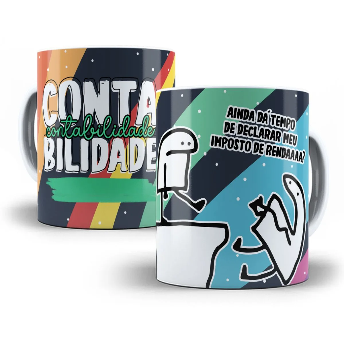 Arte Sublimacao Caneca Contabilidade Flork Profissoes Jpg 2