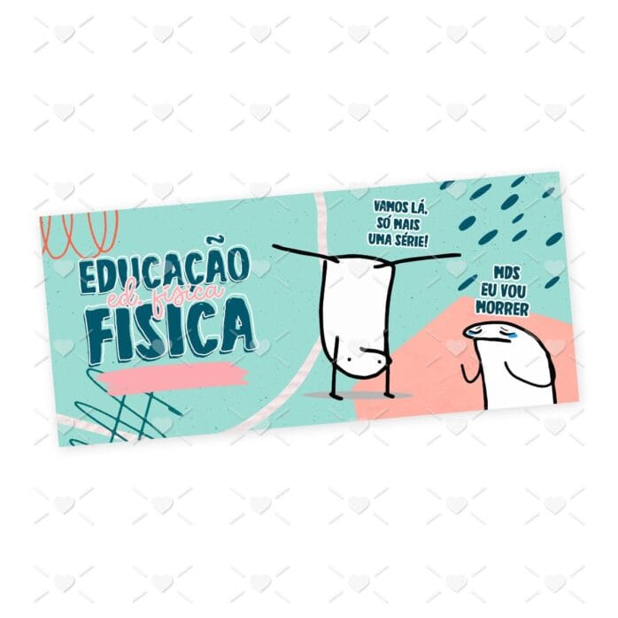 Arte Sublimação Caneca Educação Física Flork Profissões Jpg