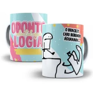 Arte Sublimação Caneca Odontologia Flork Profissões Jpg