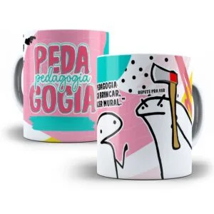 Arte Sublimacao Caneca Pedagogia Flork Profissoes Jpg 2