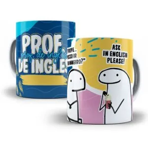 Arte Sublimação Caneca Prof. de Inglês Flork Profissões Jpg 7 Arte Sublimacao Caneca Prof De Ingles Flork Profissoes Jpg 2