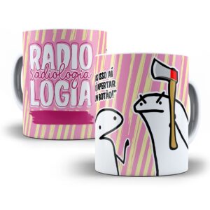 Arte Sublimação Caneca Radiologia Flork Profissões Jpg