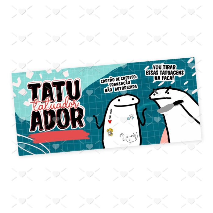 Arte Sublimação Caneca Tatuador Flork Profissões Jpg