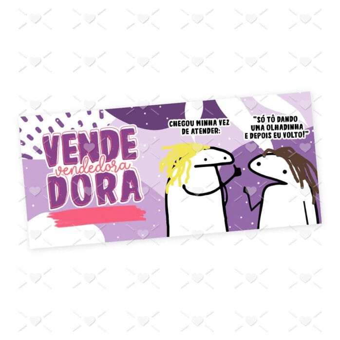 Arte Sublimação Caneca Vendedor(a) Flork Profissões Jpg