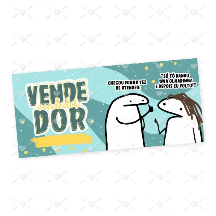 Arte Sublimação Caneca Vendedor(a) Flork Profissões Jpg