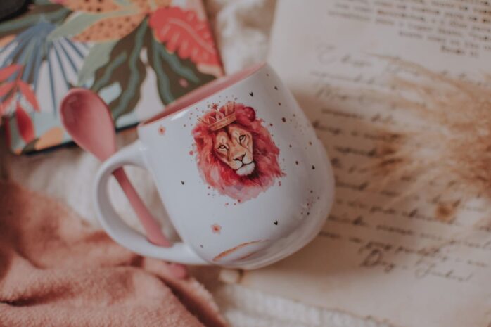 Artes Avulsa Leão Pink