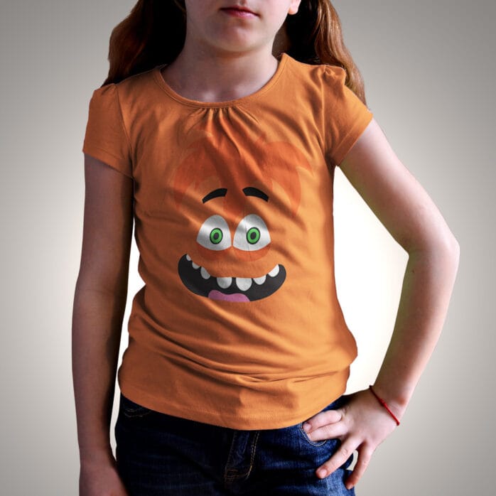 Artes Camiseta Divertida Mente 2 Sublimar Rostos Vetorizados