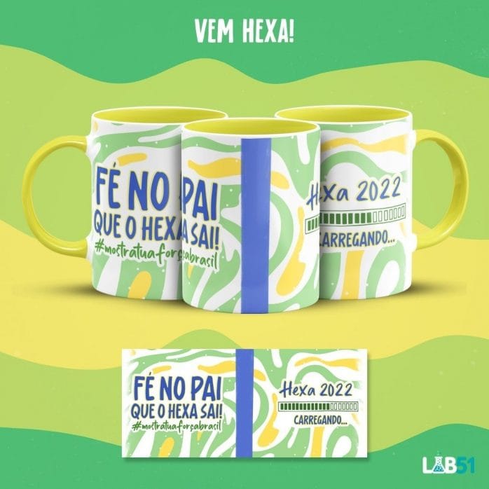 Artes Caneca Copa Do Mundo Flork Seleção Brasil 9 Arquivos