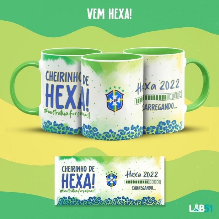 Artes Caneca Copa Do Mundo Flork Seleção Brasil 9 Arquivos