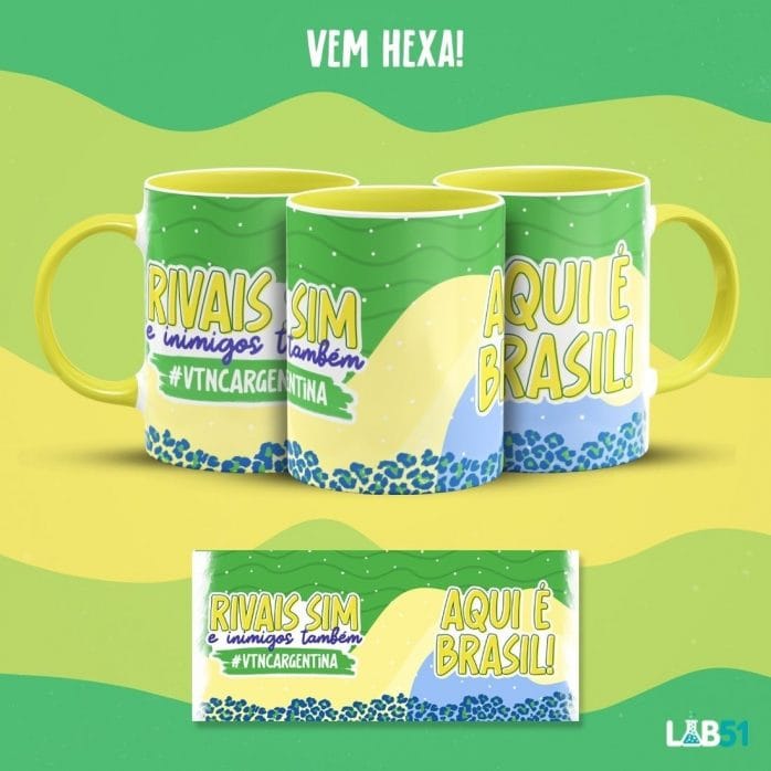 Artes Caneca Copa Do Mundo Flork Seleção Brasil 9 Arquivos