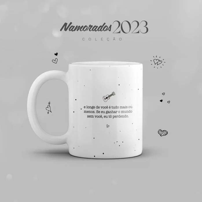 Artes Caneca Dia Dos Namorados 2023 Frases De Amor Casal