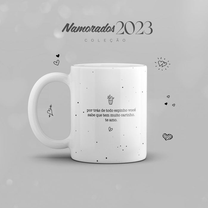 Artes Caneca Dia Dos Namorados 2023 Frases De Amor Casal