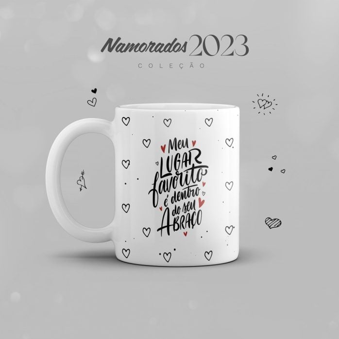 Artes Caneca Dia Dos Namorados 2023 Frases De Amor Casal