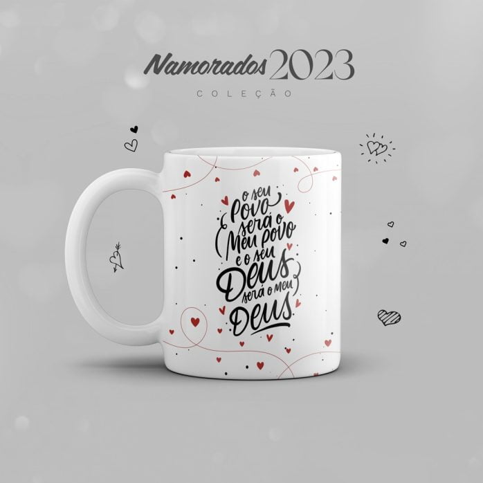 Artes Caneca Dia Dos Namorados 2023 Frases De Amor Casal