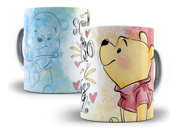 Artes Caneca E Almofada Dia Da Amizade Pooh E Amigos Corel