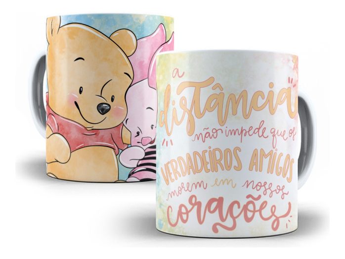 Artes Caneca E Almofada Dia Da Amizade Pooh E Amigos Corel