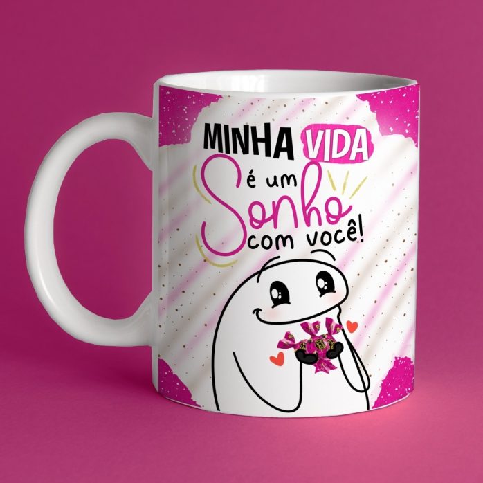 Artes Caneca Flork Páscoa Frases Divertidas Sublimação Png