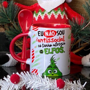 Kit Artes Grinch Debochado para Canecas em PNG e PSD 12 artes caneca grinch debochado arquivo digital 5