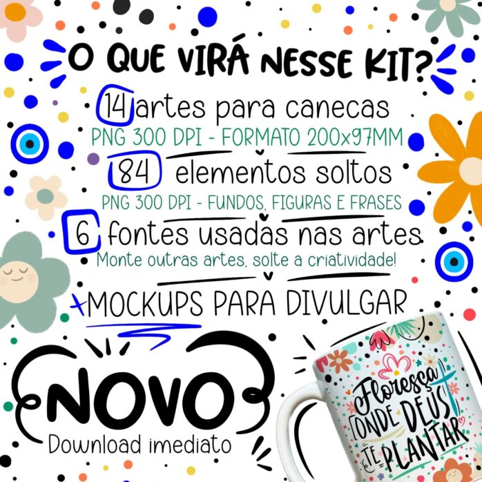 Artes Caneca Motivação Frases Religiosas Incentivo Força