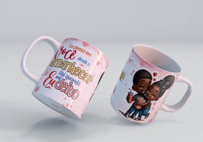 Artes Caneca Namorados Divertidos - Png
