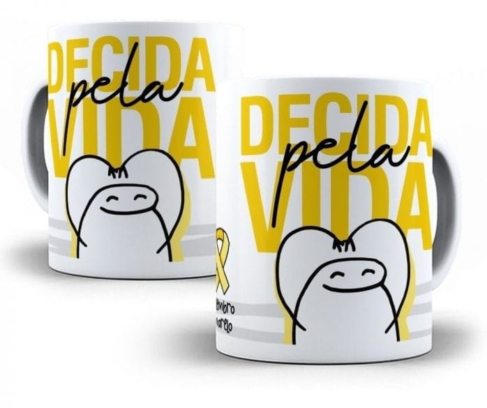 Artes Caneca Setembro Amarelo Flork Outros 25 Arquivo Png