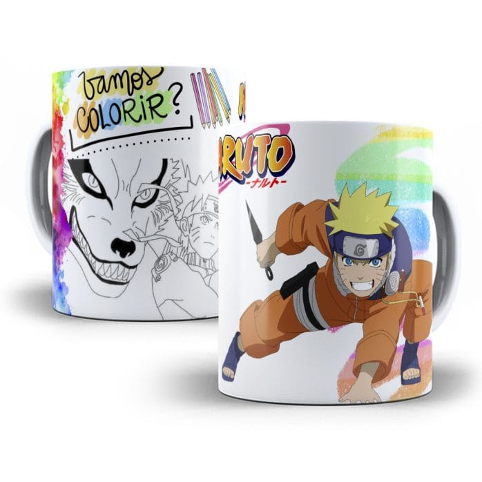 Artes Caneca Vamos Colorir Infantil Dia Crianças Em Corel