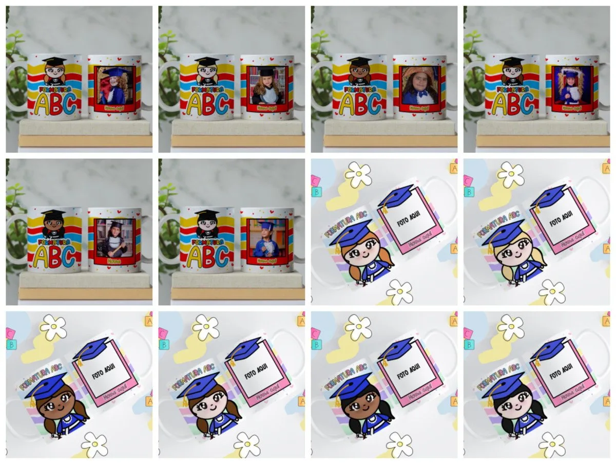 Artes Canecas Abc Menina
