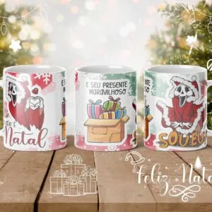 Artes Canecas Amostradinho Natal - Png