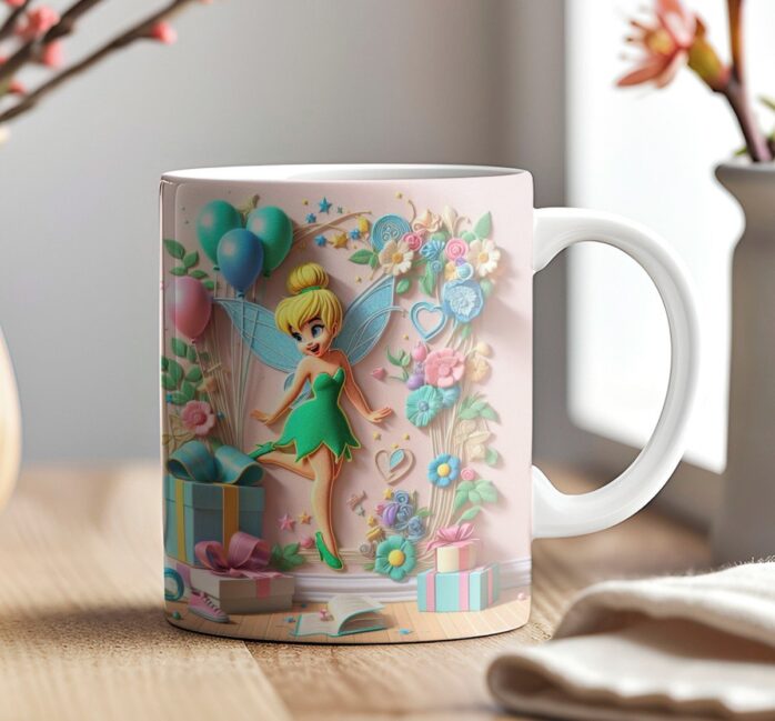 Artes Canecas Aniversários Personagens - Png