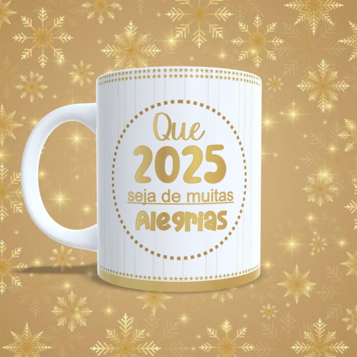 Artes Canecas Ano Novo 2025- Png e pdf