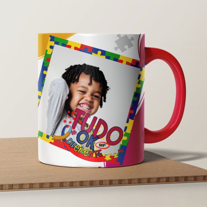 Artes Canecas Autismo - Png e Corel