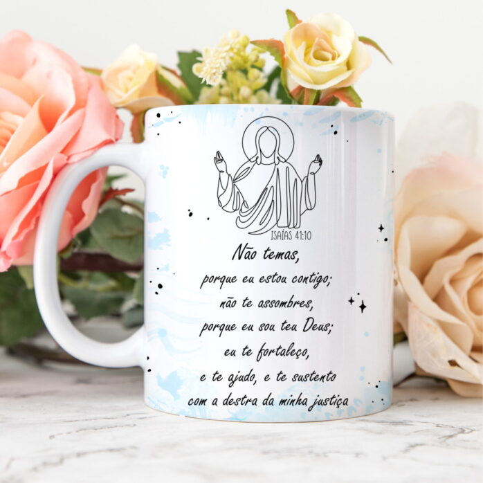 Artes Canecas Bíblicas em Linhas - Png