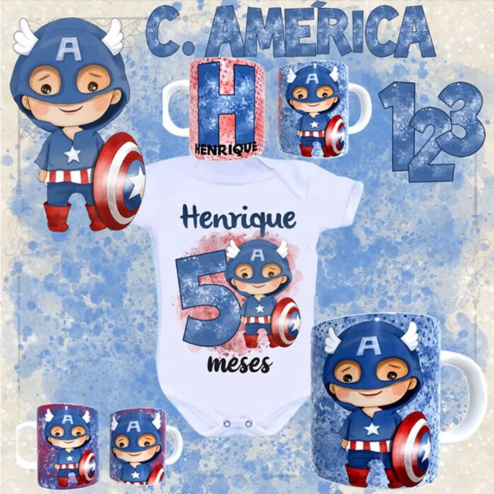 Artes Canecas + Body Heróis