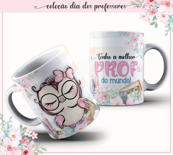 Artes Canecas Coleção Dia dos Professores