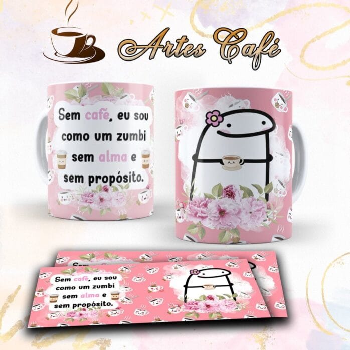 Artes Canecas com Café e sem Café