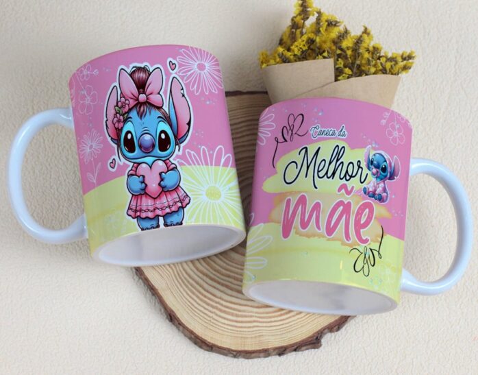 Artes Canecas Dia das Mães Stitch