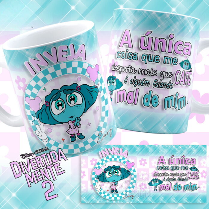 Artes Canecas Divertidamente 2 - Png