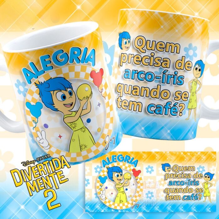 Artes Canecas Divertidamente 2 - Png