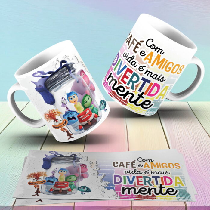 Artes Canecas Divertidamente - Png