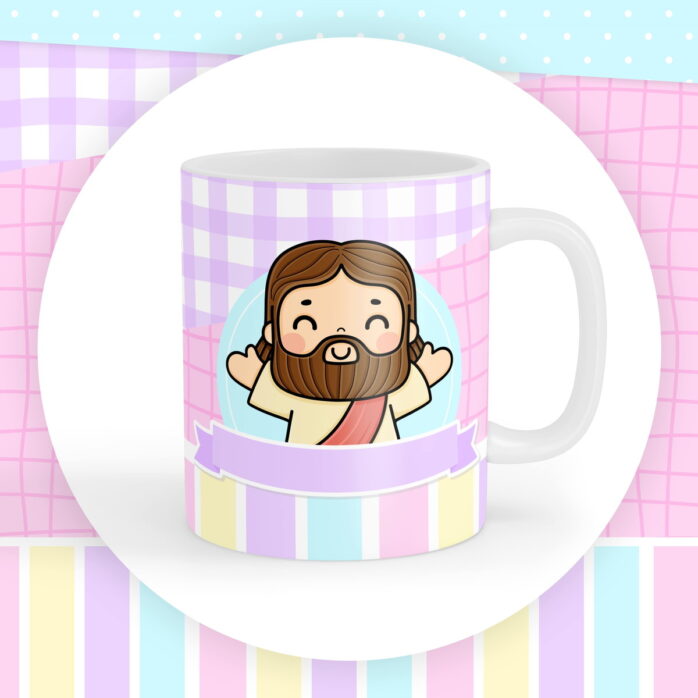 Artes Canecas Jesus Infantil