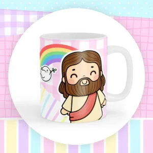 Artes Canecas Jesus Infantil