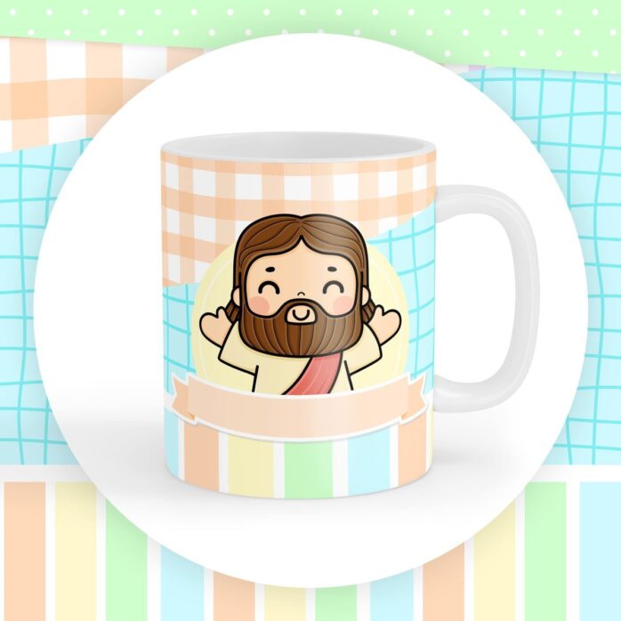 Artes Canecas Jesus Infantil