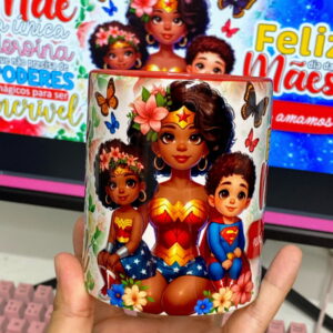 Artes Canecas Mãe Maravilha - Png