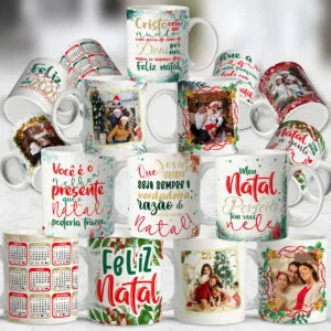 Artes Canecas Natal 2024 - Png e Corel 13 Artes Canecas Natal 2024 - Png e Corel