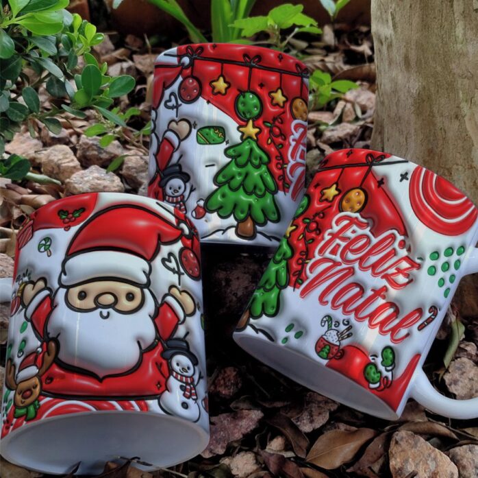 Artes Canecas Natal 3d