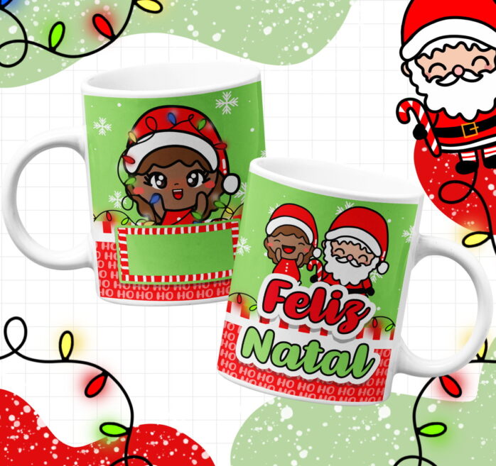 Artes Canecas Natal Infantil